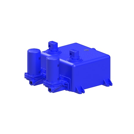 Skidmore Condensate Return Unit, 21 Gal, CI, Duplex PC21DN